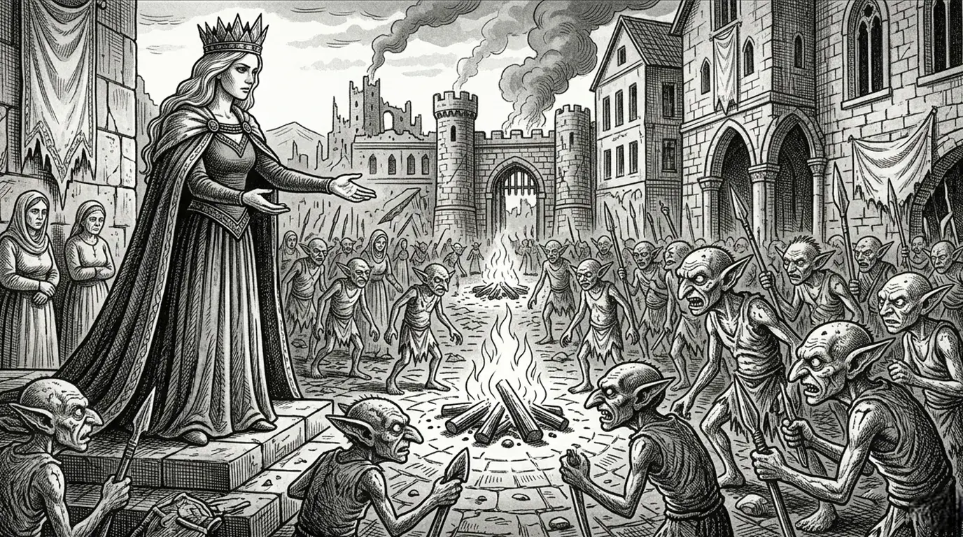 哥布林传奇06 - 危机化解：广场上的战争动员